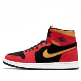 Nike Air Jordan 1 High Tops Zoom Comfort Retro Basketbalové Boty Pro Muže Červené