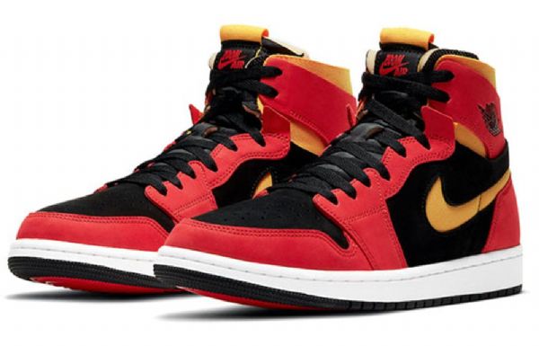 Nike Air Jordan 1 High Tops Zoom Comfort Retro Basketbalové Boty Pro Muže Červené