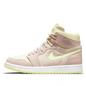 Nike Air Jordan 1 High Tops Zoom Comfort Retro Basketbalové Boty Pro Ženy Khaki Zelená