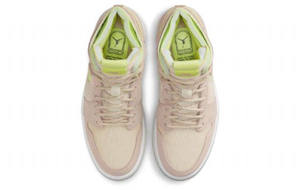 Nike Air Jordan 1 High Tops Zoom Comfort Retro Basketbalové Boty Pro Ženy Khaki Zelená