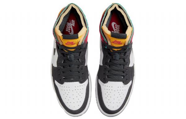 Nike Air Jordan 1 High Tops Zoom Pohodlné Antracitové Retro Basketbalové Boty Pro Muže Vícebarevné