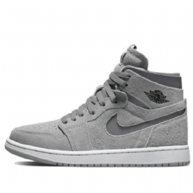 Nike Air Jordan 1 High Tops Zoom Pohodlné Retro Basketbalové Boty Pro Ženy Šedé