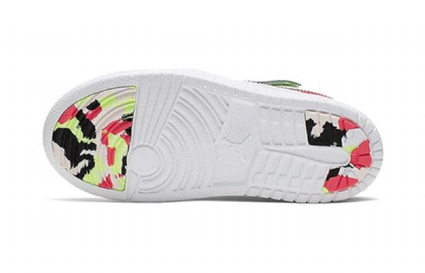 Nike Air Jordan 1 Low Tops Alt Ps Retro Basketbalové Boty Pro Děti Bílé
