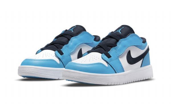 Nike Air Jordan 1 Low Tops Alt Ps Retro Basketbalové Boty Pro Muže Modrobílé