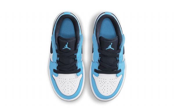 Nike Air Jordan 1 Low Tops Alt Ps Retro Basketbalové Boty Pro Muže Modrobílé