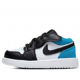Nike Air Jordan 1 Low Tops Alt Td Retro Basketbalové Boty Pro Děti Modré