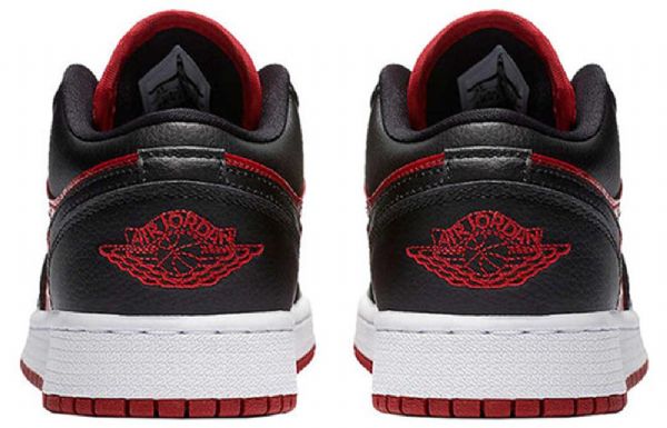 Nike Air Jordan 1 Low Tops Bg Retro Basketbalové Boty Pro Muže Červená Černá