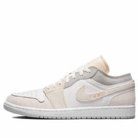 Nike Air Jordan 1 Low Tops Inside Out Retro Basketbalové Boty Pro Muže Bílé