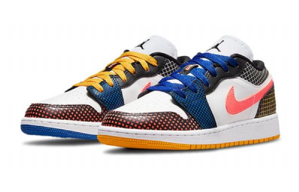 Nike Air Jordan 1 Low Tops mmd Bg Retro Basketbalové Boty Pro Muže Vícebarevné