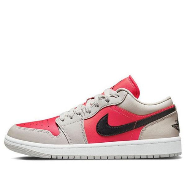 Nike Air Jordan 1 Low Tops Retro Basketbalové Boty Pro Ženy Světle Červené