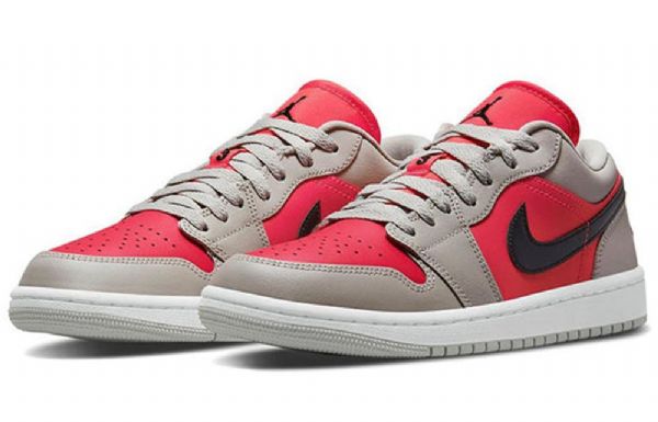 Nike Air Jordan 1 Low Tops Retro Basketbalové Boty Pro Ženy Světle Červené