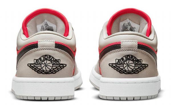 Nike Air Jordan 1 Low Tops Retro Basketbalové Boty Pro Ženy Světle Červené