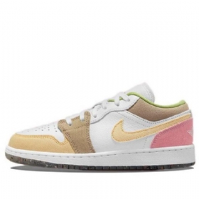 Nike Air Jordan 1 Low Tops Se Gs Retro Basketbalové Boty Pro Muže Vícebarevné