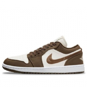 Nike Air Jordan 1 Low Tops Se Marathon Běžecké Boty / Tenisky Pro Ženy Světle Olivově Zelená