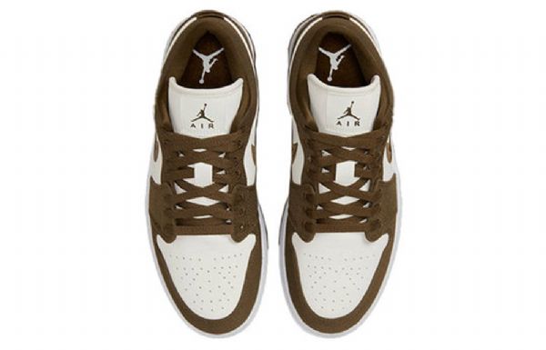 Nike Air Jordan 1 Low Tops Se Marathon Běžecké Boty / Tenisky Pro Ženy Světle Olivově Zelená