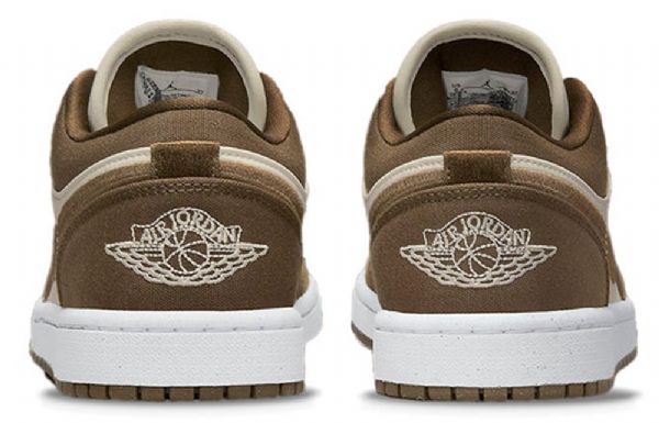 Nike Air Jordan 1 Low Tops Se Marathon Běžecké Boty / Tenisky Pro Ženy Světle Olivově Zelená
