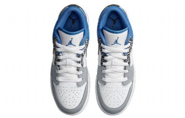 Nike Air Jordan 1 Low Tops Se Retro Basketbalové Boty Pro Muže Modré