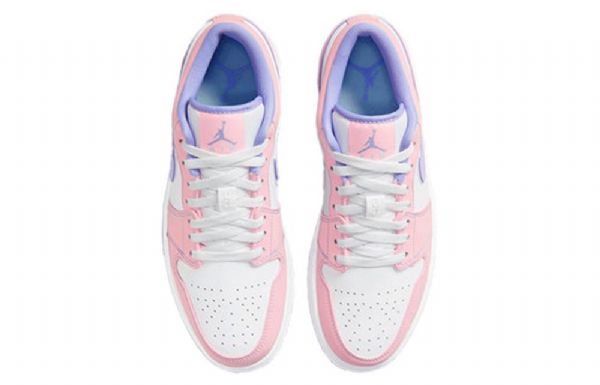 Nike Air Jordan 1 Low Tops Se Retro Basketbalové Boty Pro Muže Růžově Fialová