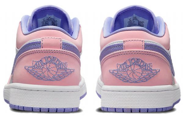 Nike Air Jordan 1 Low Tops Se Retro Basketbalové Boty Pro Muže Růžově Fialová