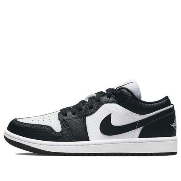 Nike Air Jordan 1 Low Tops Se Retro Basketbalové Boty Pro Ženy Černá Bílý