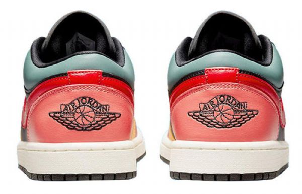 Nike Air Jordan 1 Low Tops Se Retro Basketbalové Boty Pro Ženy Černé