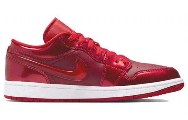 Nike Air Jordan 1 Low Tops Se Retro Basketbalové Boty Pro Ženy Červené