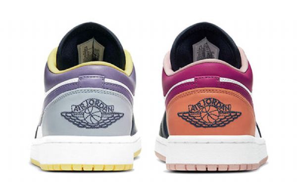 Nike Air Jordan 1 Low Tops Se Retro Basketbalové Boty Pro Ženy Fialové