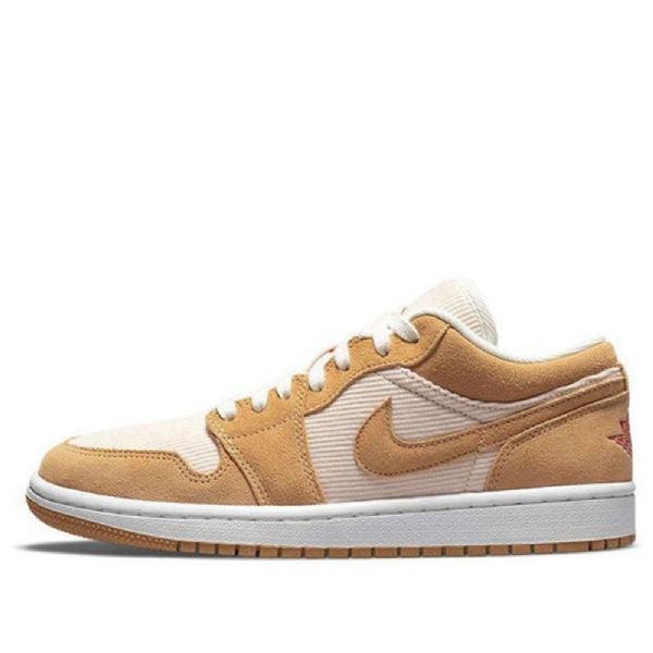 Nike Air Jordan 1 Low Tops Se Retro Basketbalové Boty Pro Ženy Hnědé