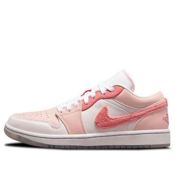 Nike Air Jordan 1 Low Tops Se Retro Basketbalové Boty Pro Ženy Růžové