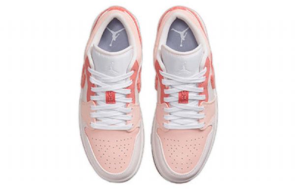 Nike Air Jordan 1 Low Tops Se Retro Basketbalové Boty Pro Ženy Růžové