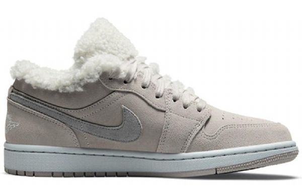 Nike Air Jordan 1 Low Tops Se Retro Basketbalové Boty Pro Ženy Šedé