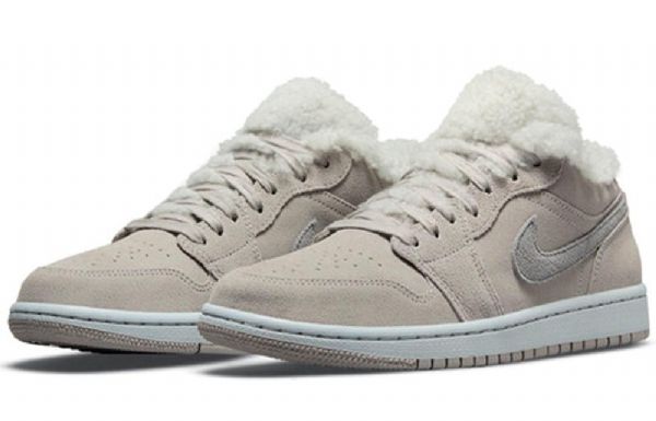 Nike Air Jordan 1 Low Tops Se Retro Basketbalové Boty Pro Ženy Šedé