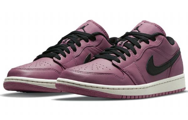 Nike Air Jordan 1 Low Tops Se Retro Basketbalové Boty Pro Ženy Světle Fialové