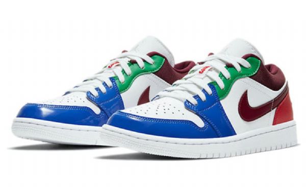 Nike Air Jordan 1 Low Tops Se Retro Basketbalové Boty Pro Ženy Vícebarevné