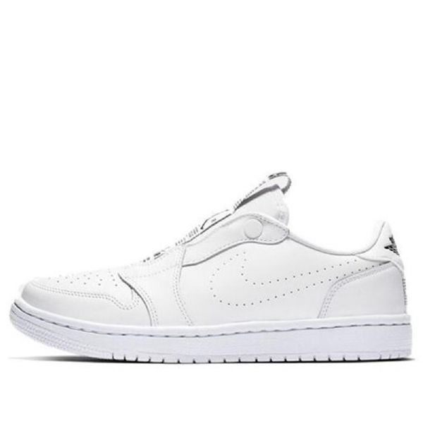 Nike Air Jordan 1 Low Tops Slip Retro Basketbalové Boty Pro Ženy Bílé