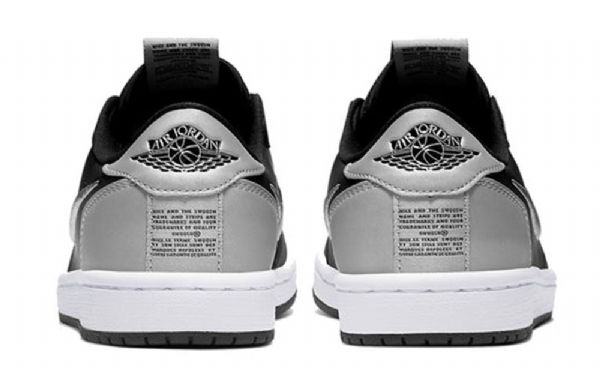 Nike Air Jordan 1 Low Tops Slip Retro Basketbalové Boty Pro Ženy Černá Šedá