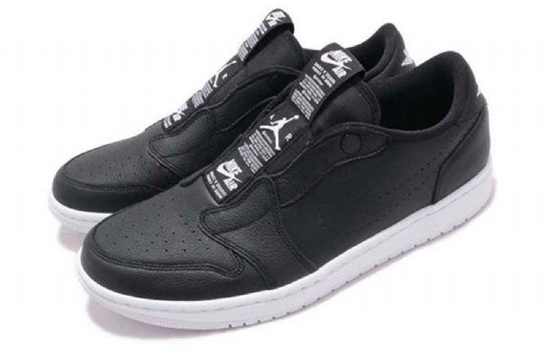 Nike Air Jordan 1 Low Tops Slip Retro Basketbalové Boty Pro Ženy Černé