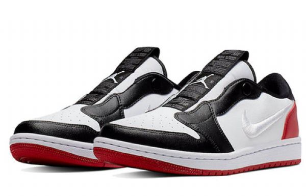 Nike Air Jordan 1 Low Tops Slip Retro Basketbalové Boty Pro Ženy Černé