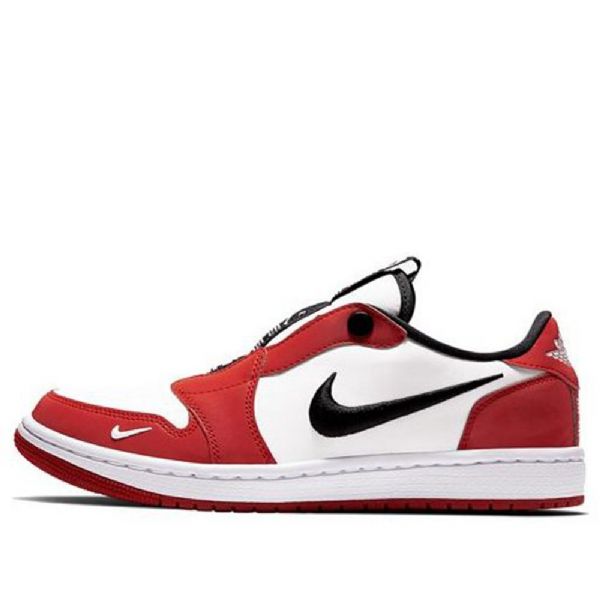 Nike Air Jordan 1 Low Tops Slip Retro Basketbalové Boty Pro Ženy Červenobílé