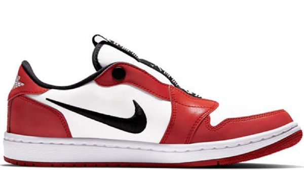 Nike Air Jordan 1 Low Tops Slip Retro Basketbalové Boty Pro Ženy Červenobílé
