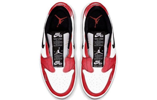 Nike Air Jordan 1 Low Tops Slip Retro Basketbalové Boty Pro Ženy Červenobílé