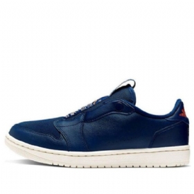 Nike Air Jordan 1 Low Tops Slip Retro Basketbalové Boty Pro Ženy Modré