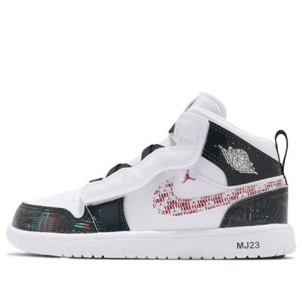 Nike Air Jordan 1 Mid Tops All Se Ps Retro Basketbalové Boty Pro Muže Bílá Černá