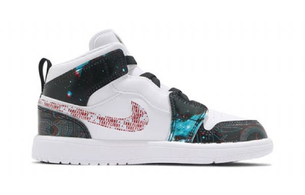 Nike Air Jordan 1 Mid Tops All Se Ps Retro Basketbalové Boty Pro Muže Bílá Černá