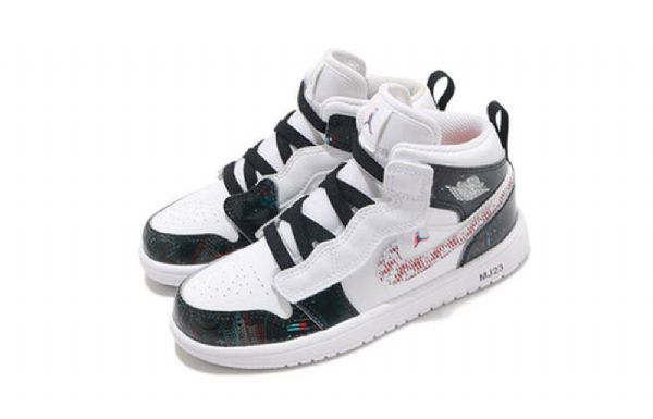 Nike Air Jordan 1 Mid Tops All Se Ps Retro Basketbalové Boty Pro Muže Bílá Černá