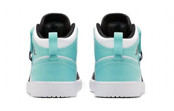Nike Air Jordan 1 Mid Tops Alt Ps Retro Basketbalové Boty Pro Muže Černá Tyrkysová