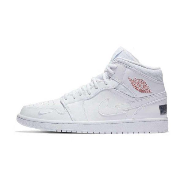 Nike Air Jordan 1 Mid Tops Euro Tour Boty Pro Muže Bílý