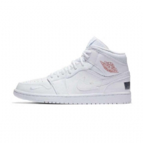Nike Air Jordan 1 Mid Tops Euro Tour Boty Pro Muže Bílý