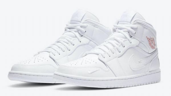 Nike Air Jordan 1 Mid Tops Euro Tour Boty Pro Muže Bílý