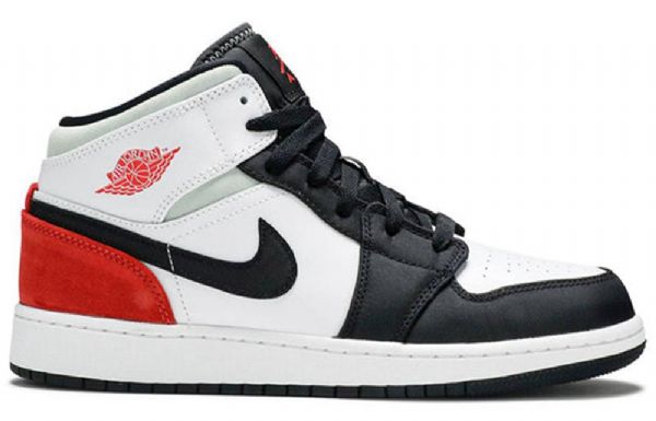Nike Air Jordan 1 Mid Tops Gs Retro Basketbalové Boty Pro Muže Červený Mint